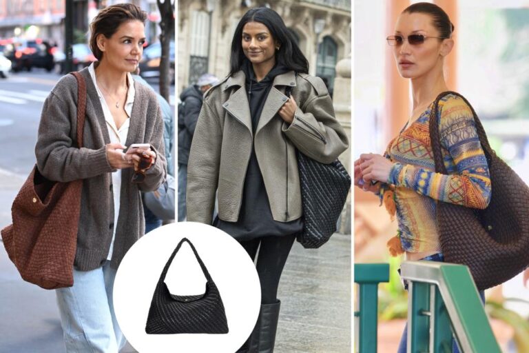 Bella Hadid and Katie Holmes’ designer lookalike bag keeps selling out and it’s under $200