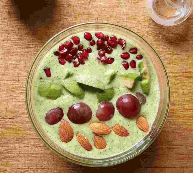 Broccoli Oats Smoothie Bowl Recipe by Archana’s Kitchen