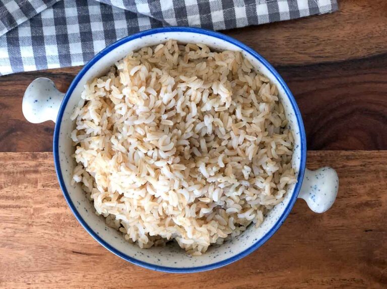 Brown Rice In Pressure Cooker Method by Archana’s Kitchen