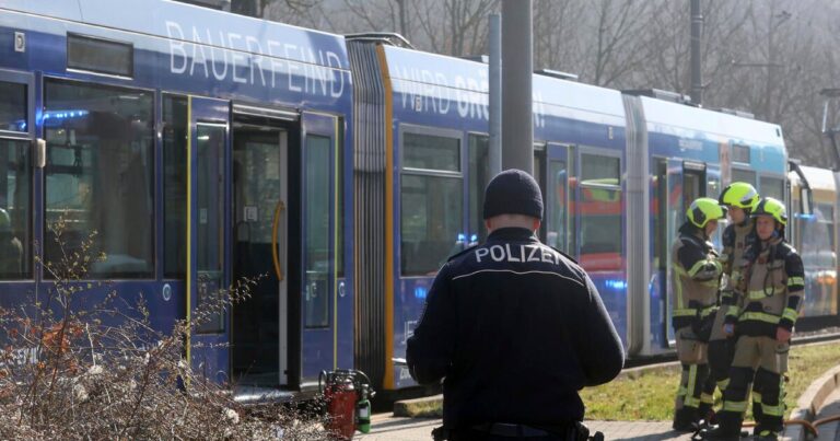 Attacker sets a woman on fire on a train in eastern Germany and flees