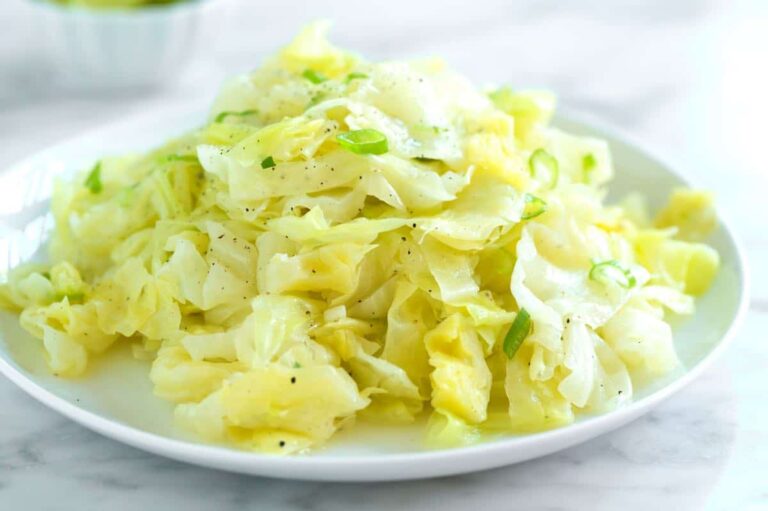 Steamed Cabbage Recipe with Lime Butter