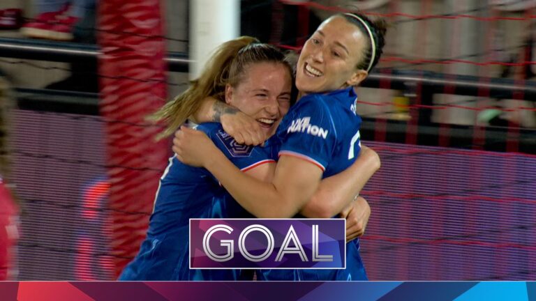 The goal that confirms WSL title? Bronze's superb header puts Chelsea in front