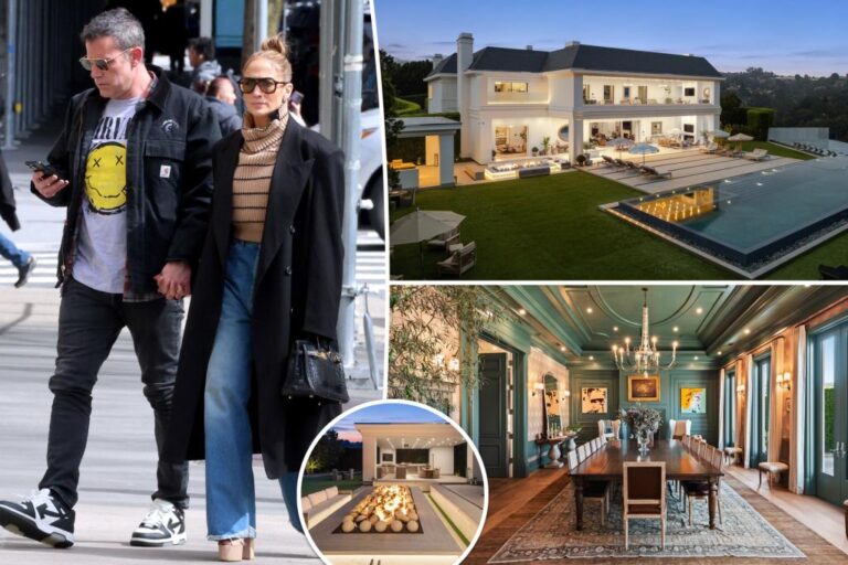 Inside Jennifer Lopez and Ben Affleck’s marital mansion